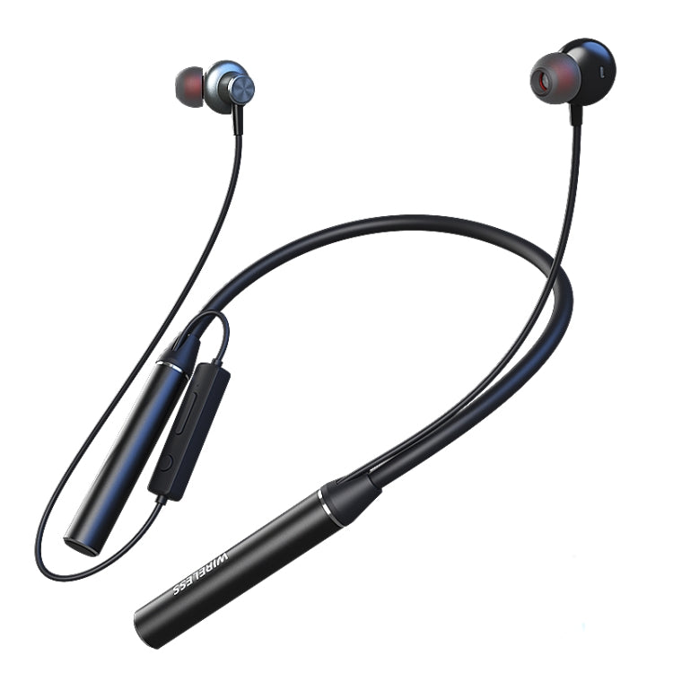 GYM530 Magnetische Nackenbügel Geräuschunterdrückende Sport-Ohrhörer In-Ear Stereo Unterstützung Freisprechen / TF-Karte