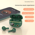 PRO100 TWS Bluetooth 5.2 Geräuschunterdrückende Wasserdichte Ohrhörer 9D Stereo Sportkopfhörer mit Ladeetui