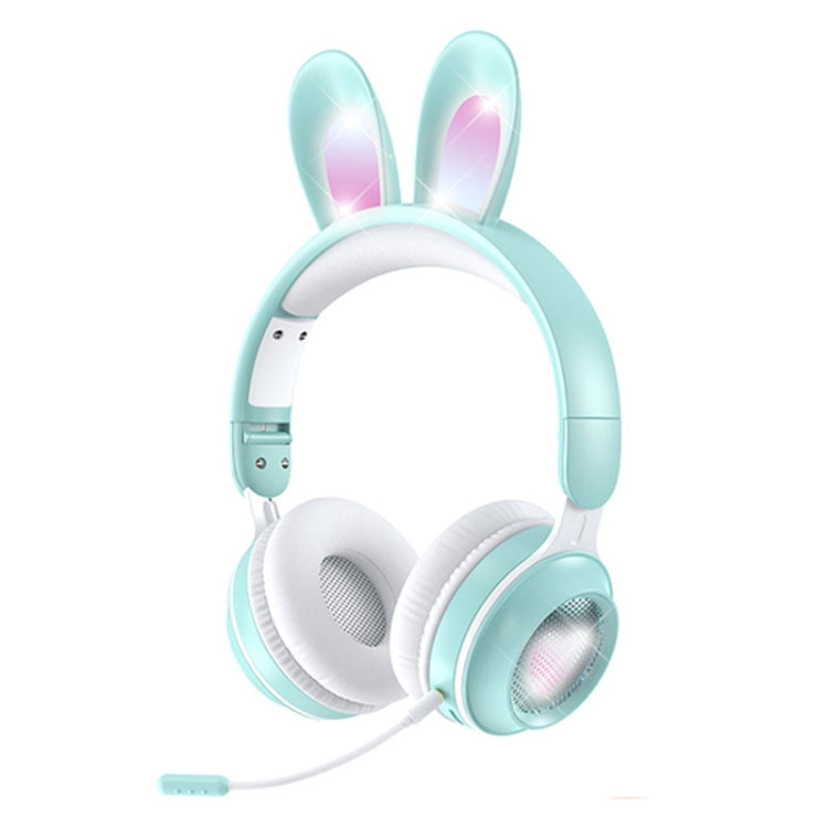 KE-01 Kaninchenohren Kabelloses Bluetooth 5.0 Stereo Musik Faltbares Headset mit Mikrofon für PC