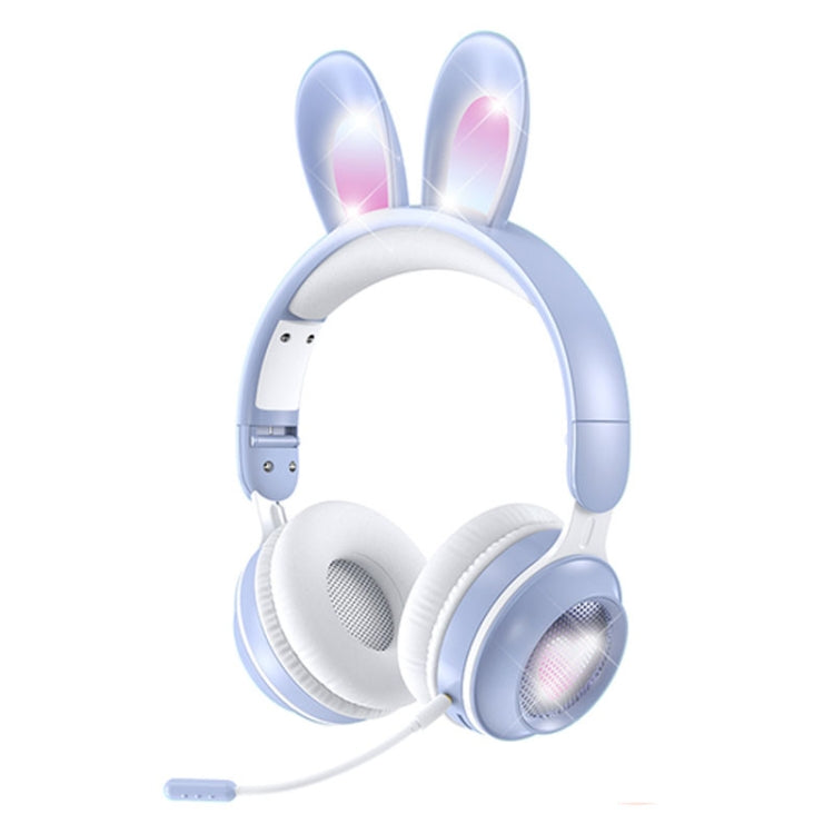 KE-01 Kaninchenohren Kabelloses Bluetooth 5.0 Stereo Musik Faltbares Headset mit Mikrofon für PC