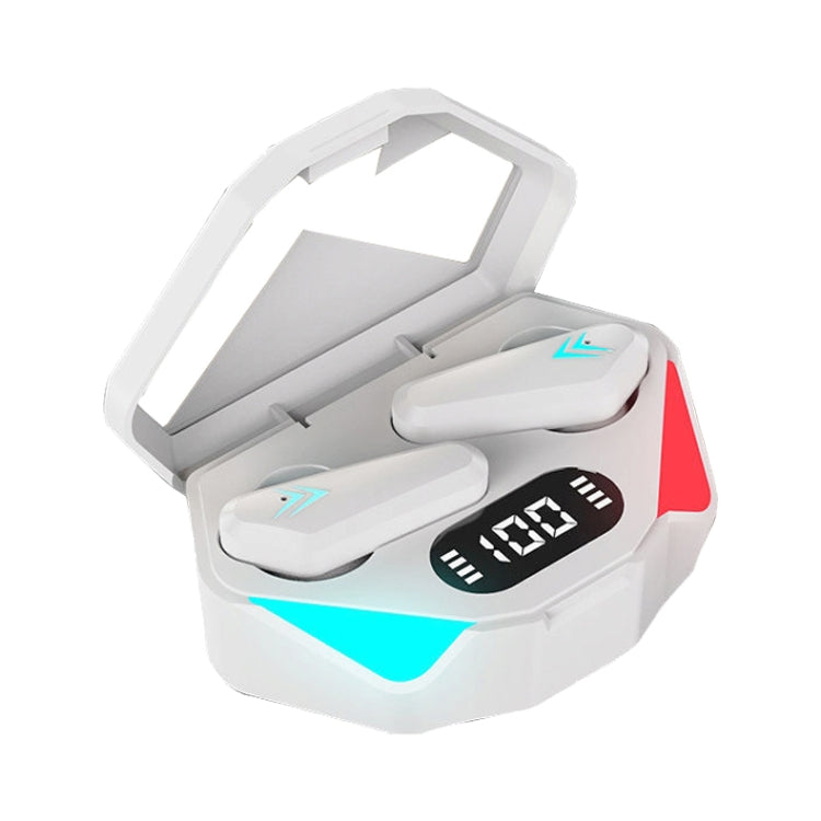 TWS-Y04 Bluetooth 5.0 TWS Binaurale True Stereo Touch-Steuerung Gaming Ohrhörer mit LED-Ladeetui