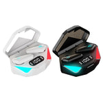 TWS-Y04 Bluetooth 5.0 TWS Binaurale True Stereo Touch-Steuerung Gaming Ohrhörer mit LED-Ladeetui