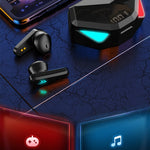 TWS-Y04 Bluetooth 5.0 TWS Binaurale True Stereo Touch-Steuerung Gaming Ohrhörer mit LED-Ladeetui