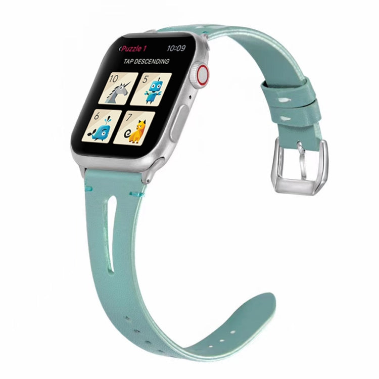 Leather Strap For Apple Watch Series, 7 41mm / 6&SE&5&4 40mm / 3&2&1 38mm, 7 45mm / 6&SE&5&4 44mm / 3&2&1 42mm