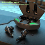 TWS-G11 Bluetooth 5.0 Niedrige Latenz TWS Stereo Gaming Ohrhörer mit coolem LED