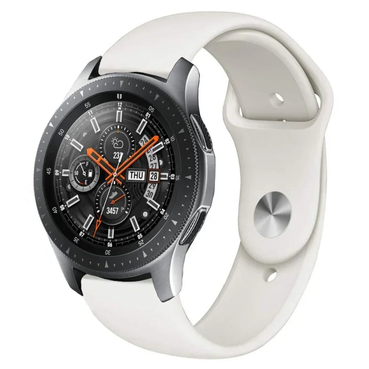 Monochromes Silikonarmband für Samsung Galaxy Watch Active 22 mm