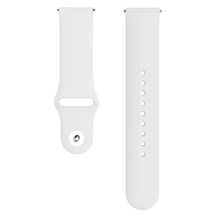 Monochromes Silikonarmband für Samsung Galaxy Watch Active 22 mm