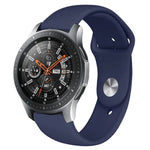 Monochromes Silikonarmband für Samsung Galaxy Watch Active 22 mm