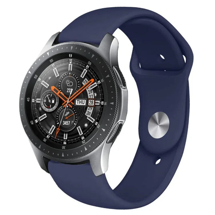 Monochromes Silikonarmband für Samsung Galaxy Watch Active 22 mm