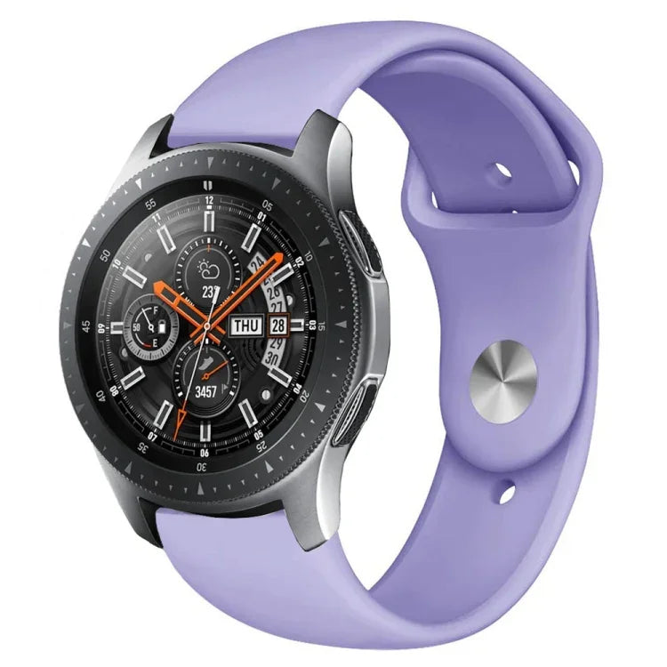 Monochromes Silikonarmband für Samsung Galaxy Watch Active 22 mm