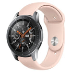 Monochromes Silikonarmband für Samsung Galaxy Watch Active 22 mm
