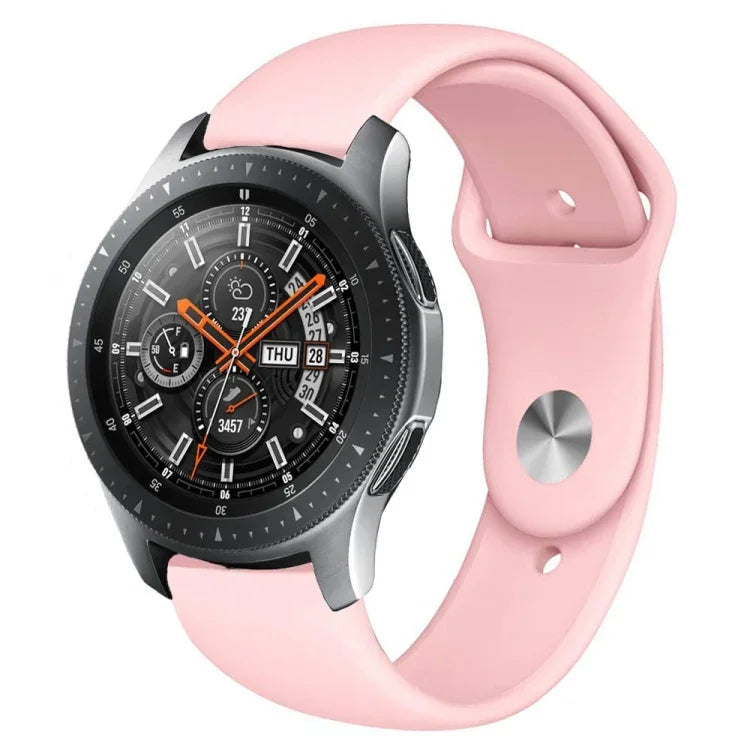 Monochromes Silikonarmband für Samsung Galaxy Watch Active 22 mm