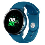 Monochromes Silikonarmband für Samsung Galaxy Watch Active 22 mm