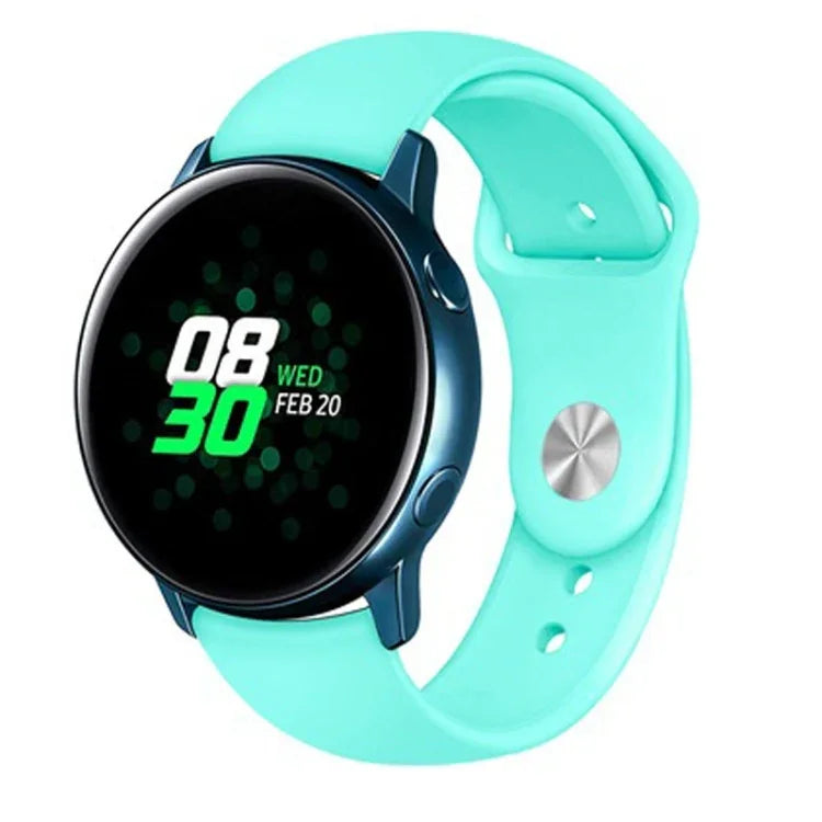 Monochromes Silikonarmband für Samsung Galaxy Watch Active 22 mm
