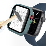 ENKAY Hat-Prince 2-in-1 PC-Rahmen + 9H-Schutzglas-Schutzhülle mit vollständiger Abdeckung für Apple Watch Series 7 45 mm