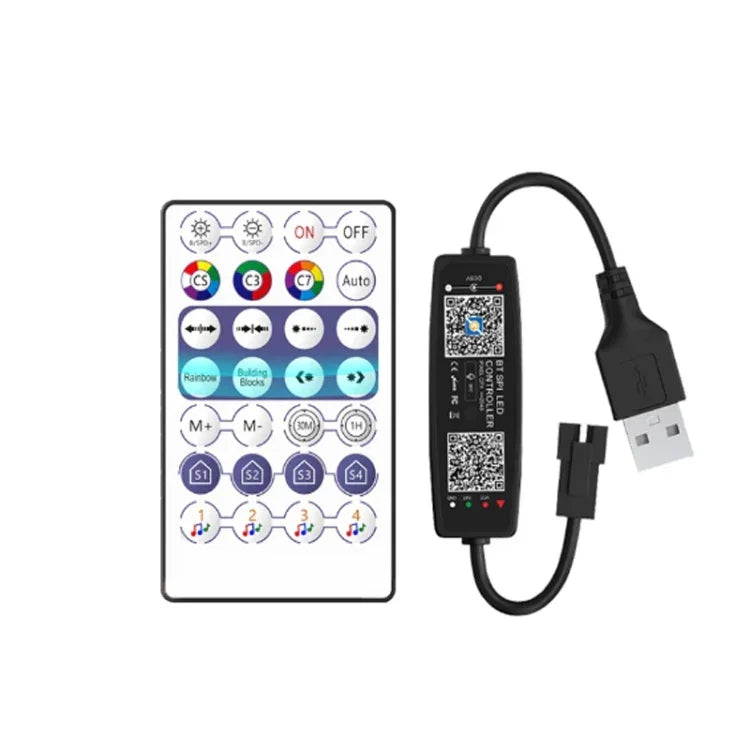 WS2812B USB 5V APP Fernbedienung Bluetooth Musik Controller für SK6812 WS2811 WS2812 LED Lichtleiste