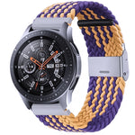 Nylon-geflochtenes Armband mit Metallschnalle für Galaxy Watch 4, 20 mm