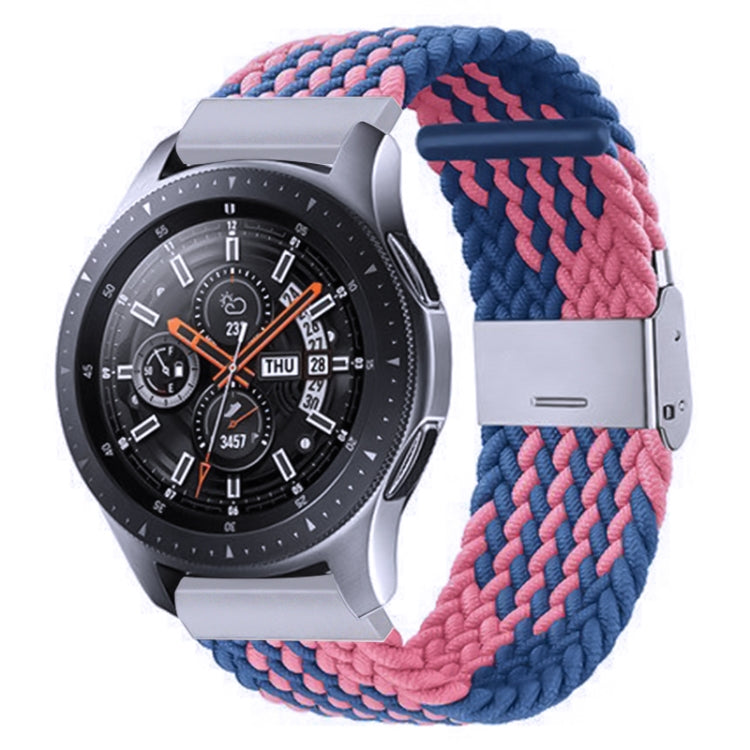 Nylon-geflochtenes Armband mit Metallschnalle für Galaxy Watch 4, 20 mm