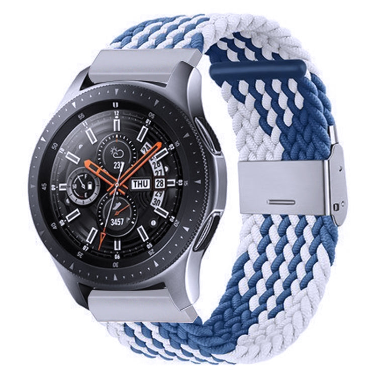 Nylon-geflochtenes Armband mit Metallschnalle für Galaxy Watch 4, 20 mm