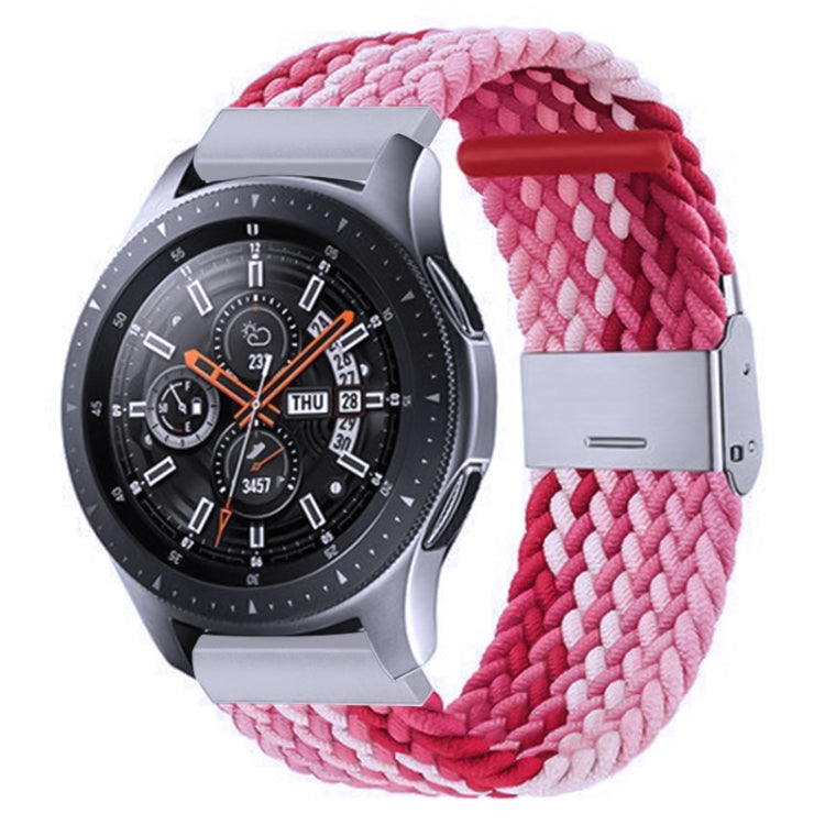 Nylon-geflochtenes Armband mit Metallschnalle für Galaxy Watch 4, 20 mm