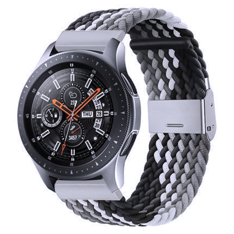 Nylon-geflochtenes Armband mit Metallschnalle für Galaxy Watch 4, 20 mm