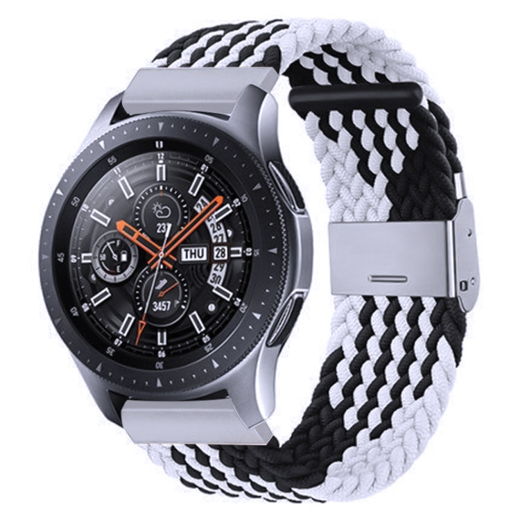 Nylon-geflochtenes Armband mit Metallschnalle für Galaxy Watch 4, 20 mm