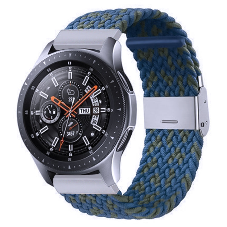 Nylon-geflochtenes Armband mit Metallschnalle für Galaxy Watch 4, 20 mm