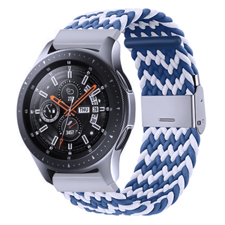 Nylon-geflochtenes Armband mit Metallschnalle für Galaxy Watch 4, 20 mm