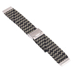 Nylon-geflochtenes Armband mit Metallschnalle für Galaxy Watch 4, 20 mm