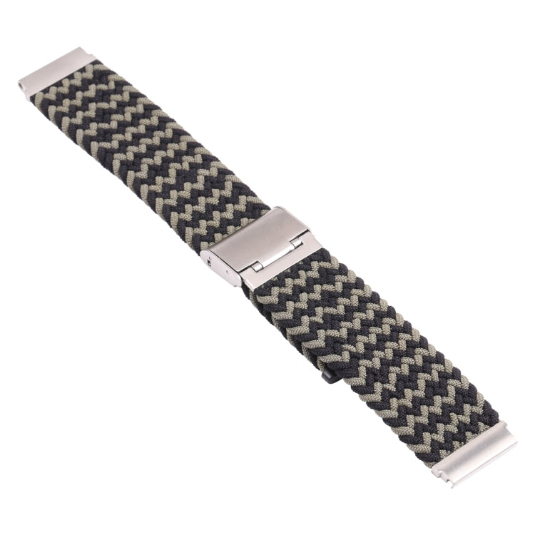 Nylon-geflochtenes Armband mit Metallschnalle für Galaxy Watch 4, 20 mm