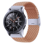 Nylon-geflochtenes Armband mit Metallschnalle für Galaxy Watch 4, 20 mm