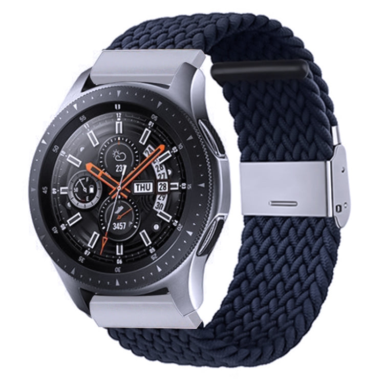 Nylon-geflochtenes Armband mit Metallschnalle für Galaxy Watch 4, 20 mm