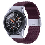 Nylon-geflochtenes Armband mit Metallschnalle für Galaxy Watch 4, 20 mm