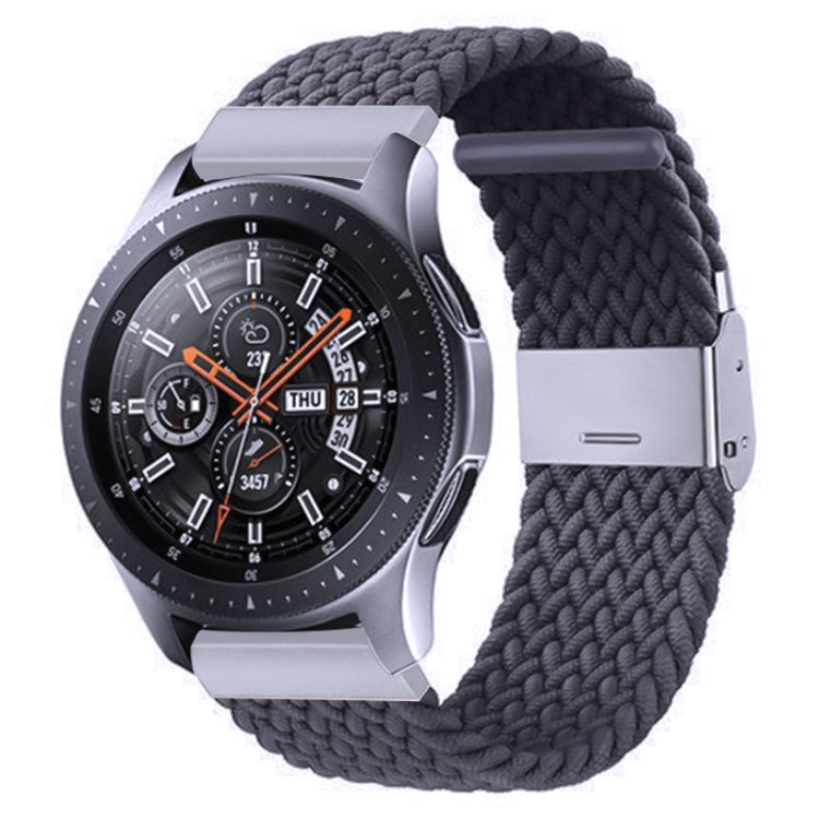 Nylon-geflochtenes Armband mit Metallschnalle für Galaxy Watch 4, 20 mm
