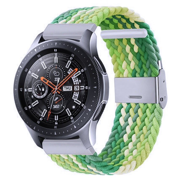 Nylon-geflochtenes Armband mit Metallschnalle für Galaxy Watch 4, 20 mm