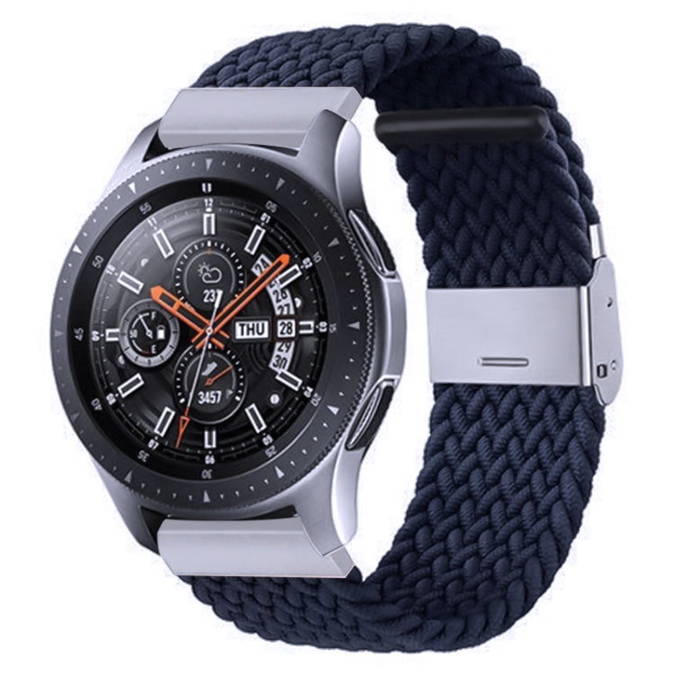 Nylon-geflochtenes Armband mit Metallschnalle für Galaxy Watch 4, 20 mm