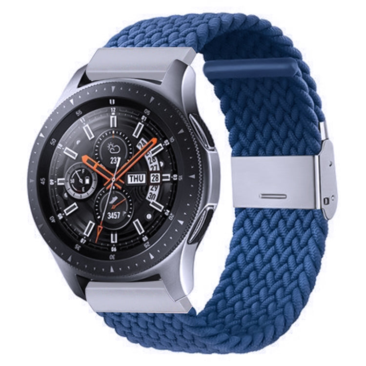 Nylon-geflochtenes Armband mit Metallschnalle für Galaxy Watch 4, 20 mm