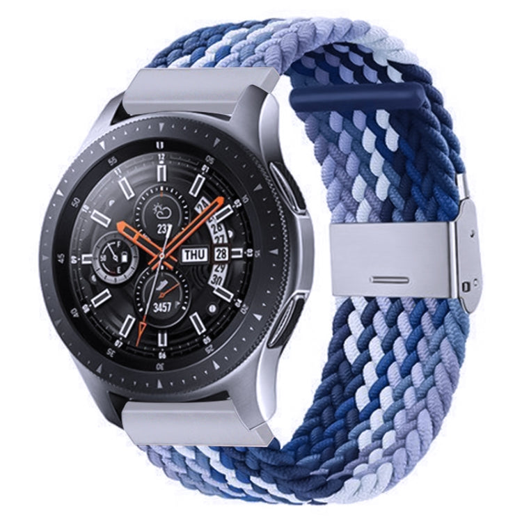 Nylon-geflochtenes Armband mit Metallschnalle für Galaxy Watch 4, 20 mm