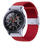 Nylon-geflochtenes Armband mit Metallschnalle für Galaxy Watch 4, 20 mm