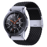 Nylon-geflochtenes Armband mit Metallschnalle für Galaxy Watch 4, 20 mm
