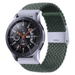 Nylon-geflochtenes Armband mit Metallschnalle für Galaxy Watch 4, 20 mm