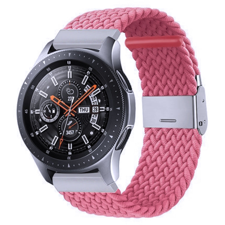 Nylon-geflochtenes Armband mit Metallschnalle für Galaxy Watch 4, 20 mm
