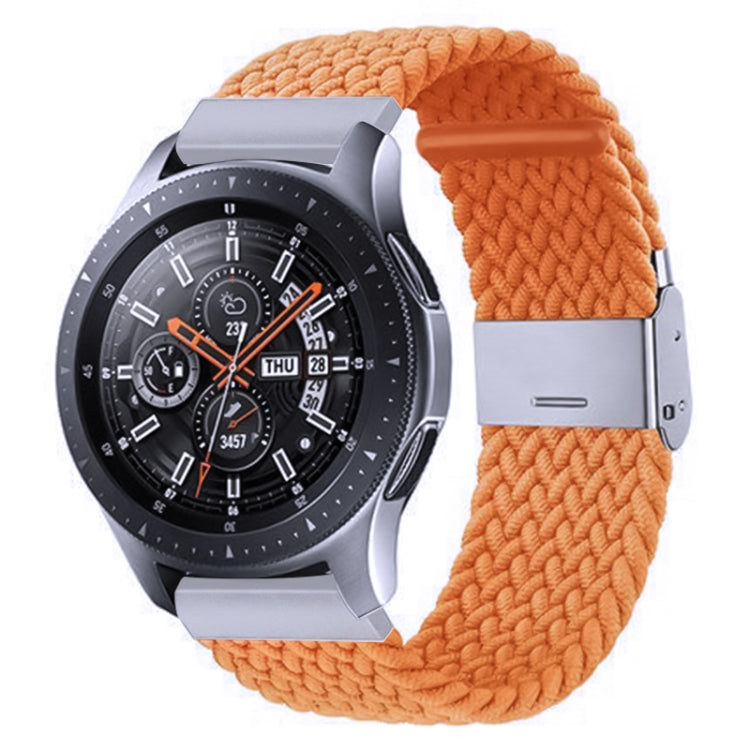 Nylon-geflochtenes Armband mit Metallschnalle für Galaxy Watch 4, 20 mm