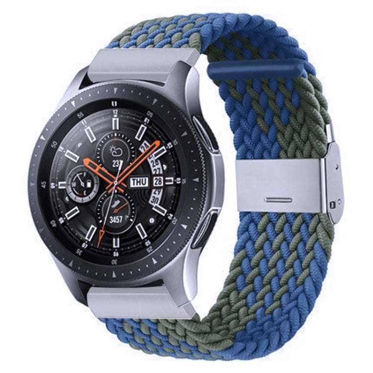 Nylon-geflochtenes Armband mit Metallschnalle für Galaxy Watch 4, 20 mm