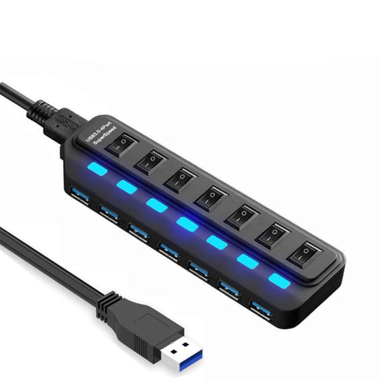 7 Ports USB 3.0 HUB mit unabhängiger Umschaltung Splitter, Splitter