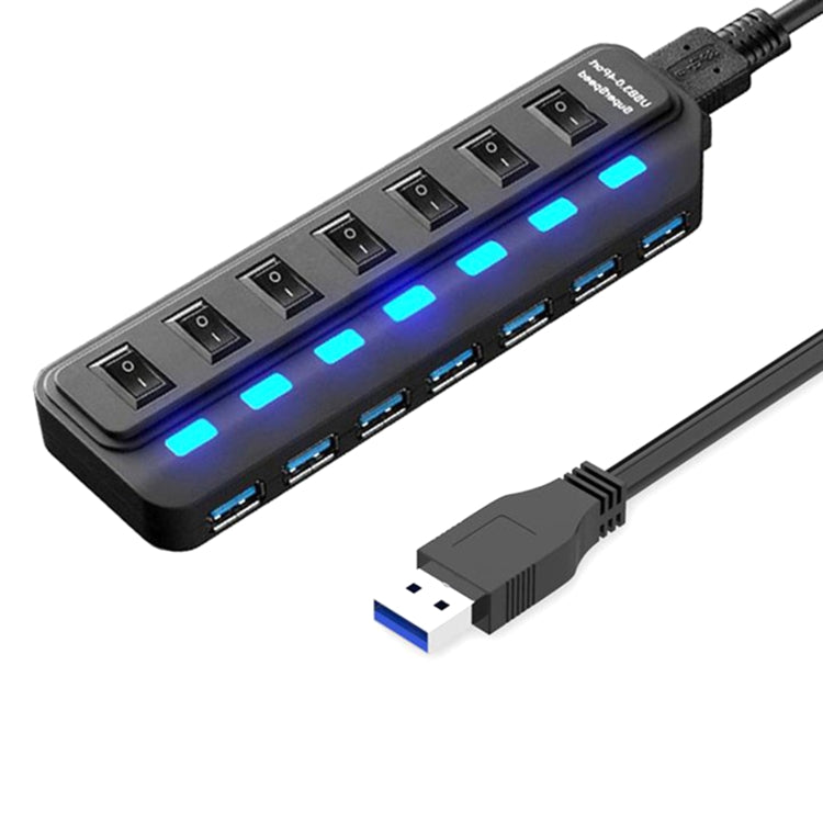 7 Ports USB 3.0 HUB mit unabhängiger Umschaltung Splitter, Splitter