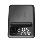 AEC BT512 Multifunktionaler Bluetooth-Lautsprecher 10W Kabelloses Ladegerät LED-Tischwecker