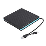 Universelles optisches Laufwerk Typ-C USB 3.0 Externes DVD/CD/VCD Brenner RW SVCD Laufwerk Player, Universelles optisches Laufwerk