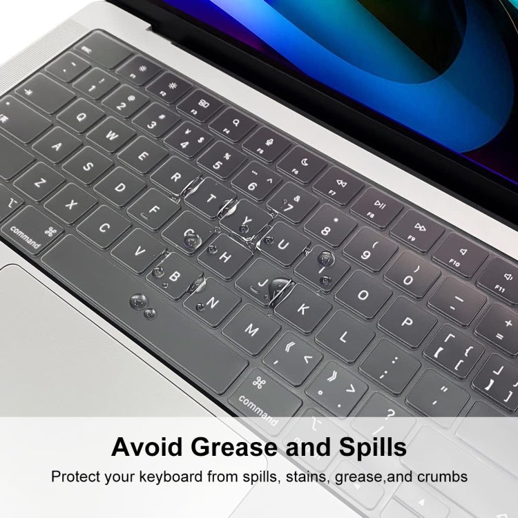 ENKAY Ultradünne weiche TPU-Laptop-Tastaturschutzfolie für MacBook Air 13,6 2022/2024 A2681 (M2) / A3113 (M3), Version: US-Version, US-Version, EU-Version