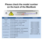ENKAY Ultradünne weiche TPU-Laptop-Tastaturschutzfolie für MacBook Air 13,6 2022/2024 A2681 (M2) / A3113 (M3), Version: US-Version, US-Version, EU-Version